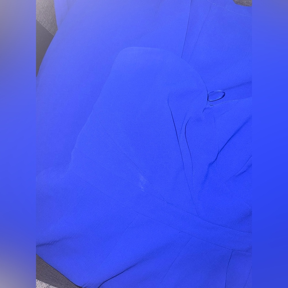 Adelyn Rae blue jumpsuit - Picture 2 of 7